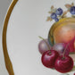 Schumann Porzellan Wandteller mit Fruchtmotiv Eleganter Goldrand