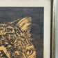 Originaler Grafik Lothar Werner Linolschnitt Leopard 1954