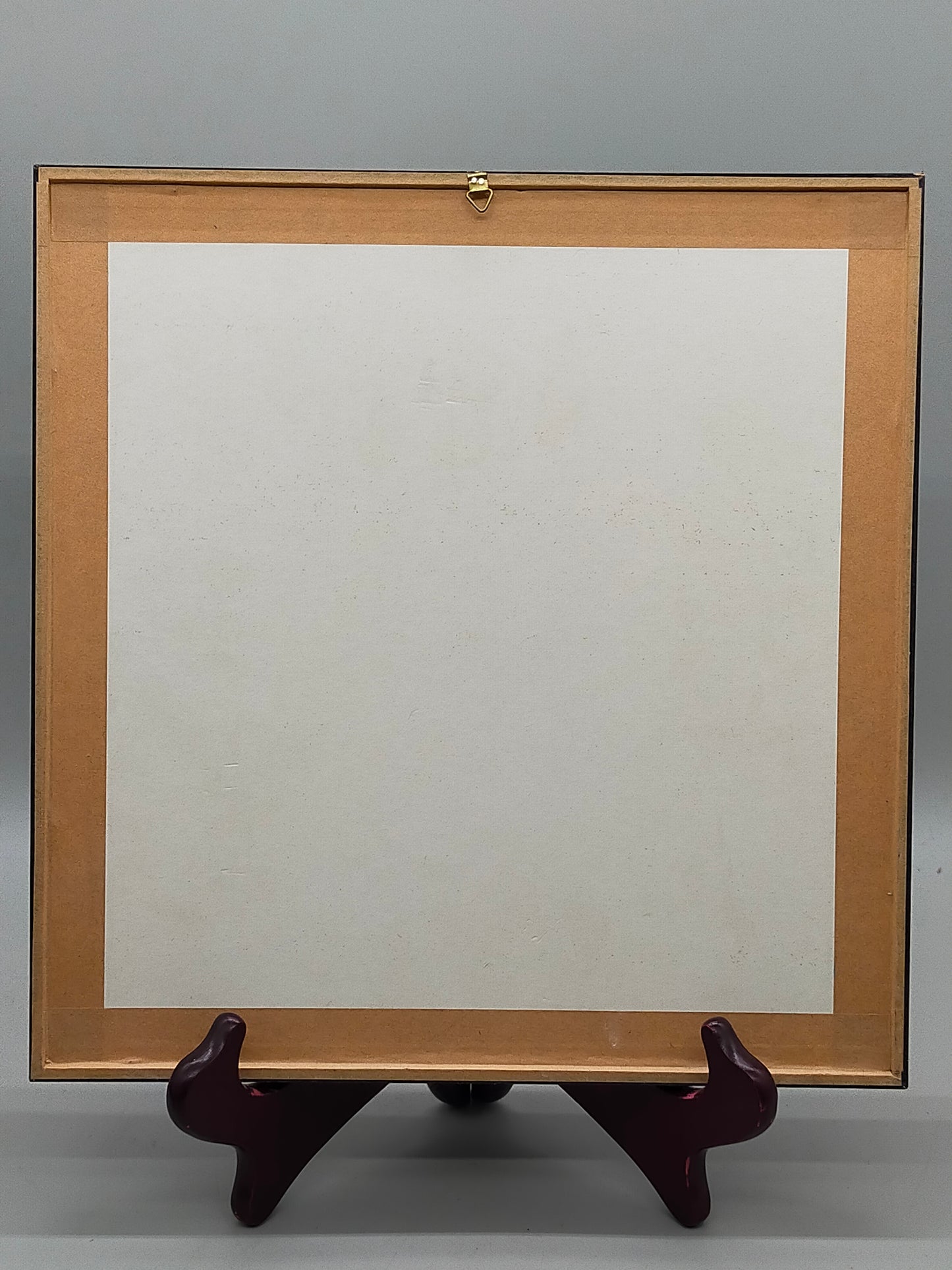 Kunstvoll gerahmte Grafik Gestern und Heute K. Schriefers 1983