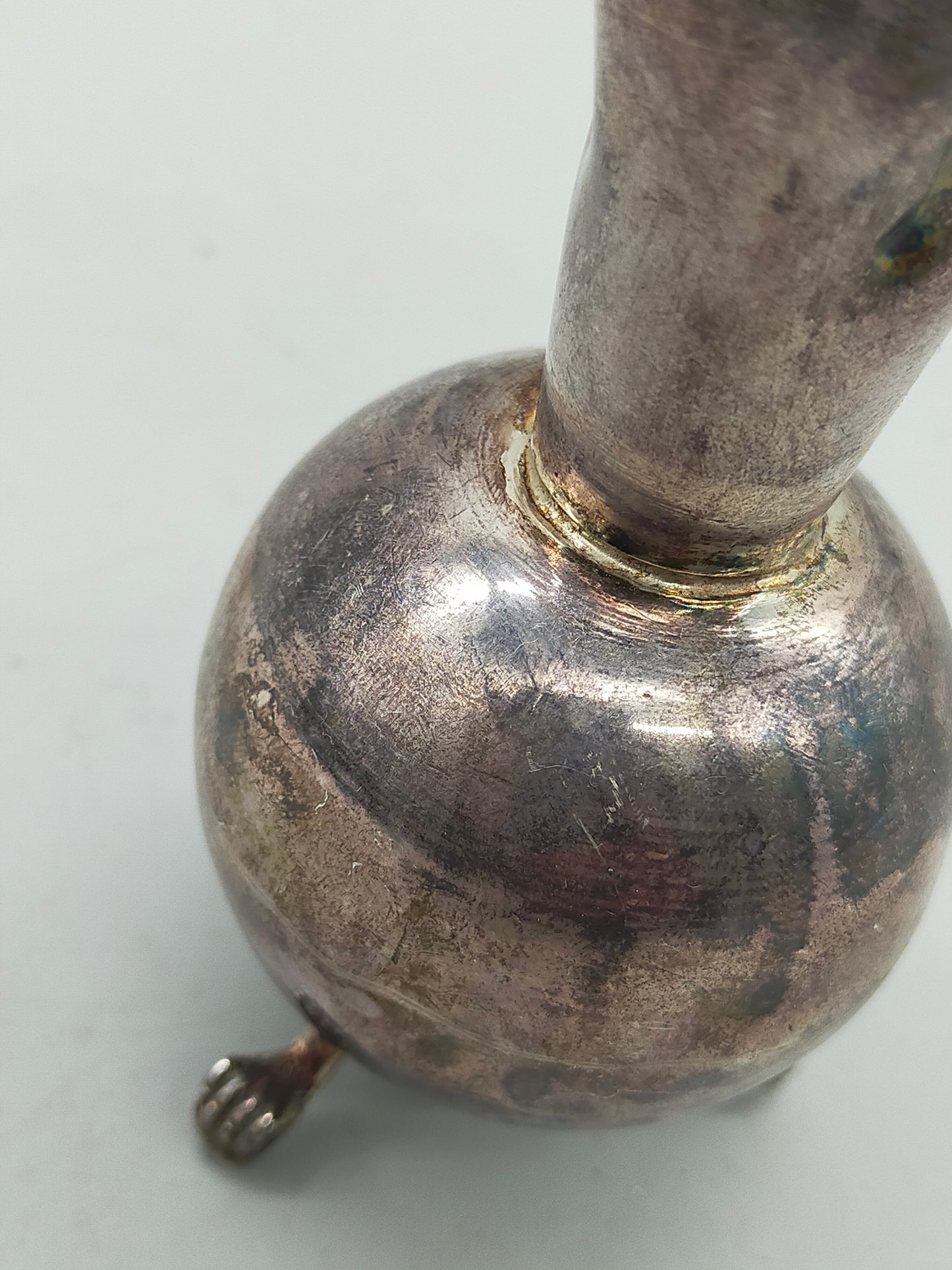 Kleine Vintage Versilbert Vase Elegante Tischdeko