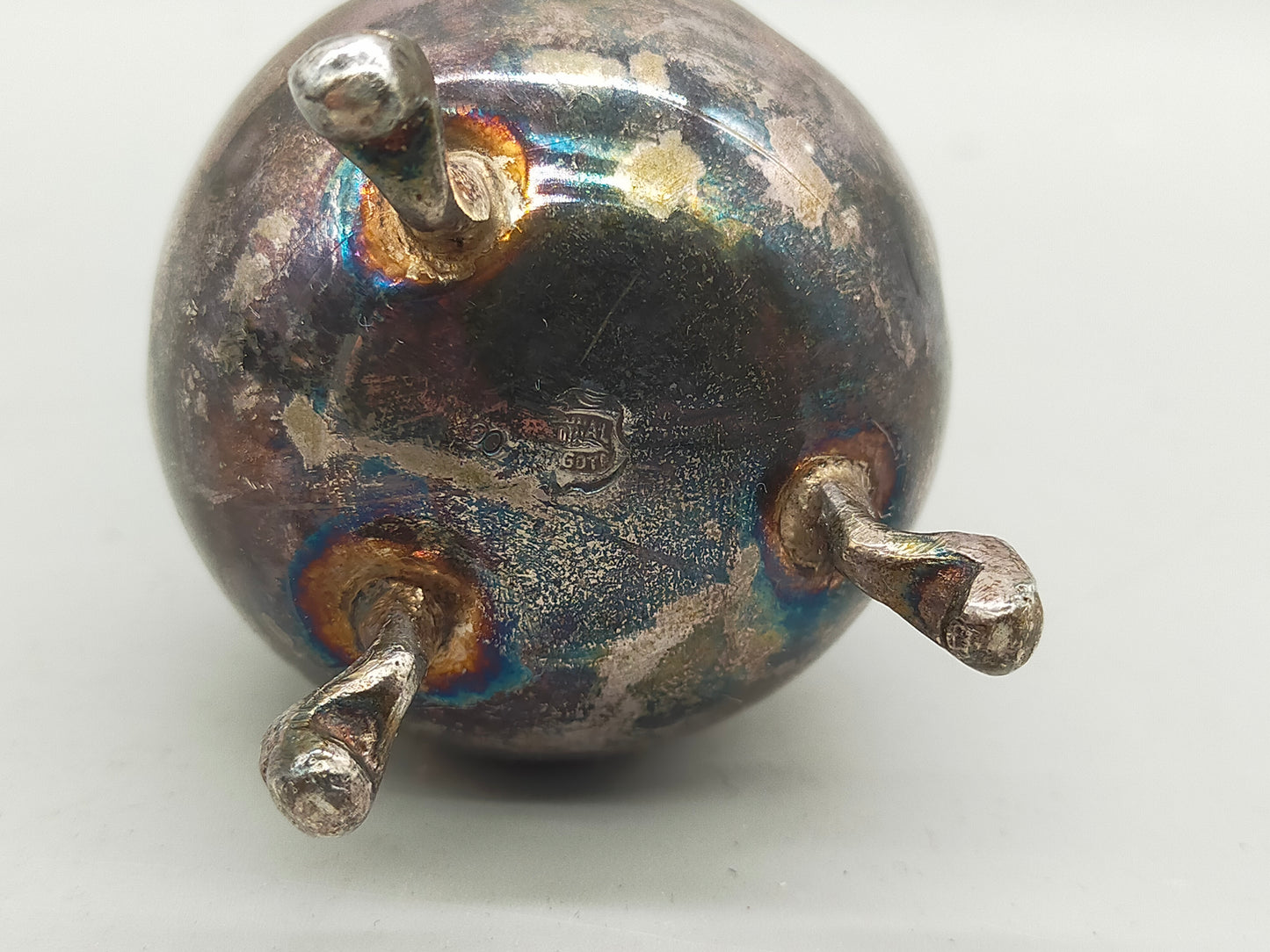 Kleine Vintage Versilbert Vase Elegante Tischdeko