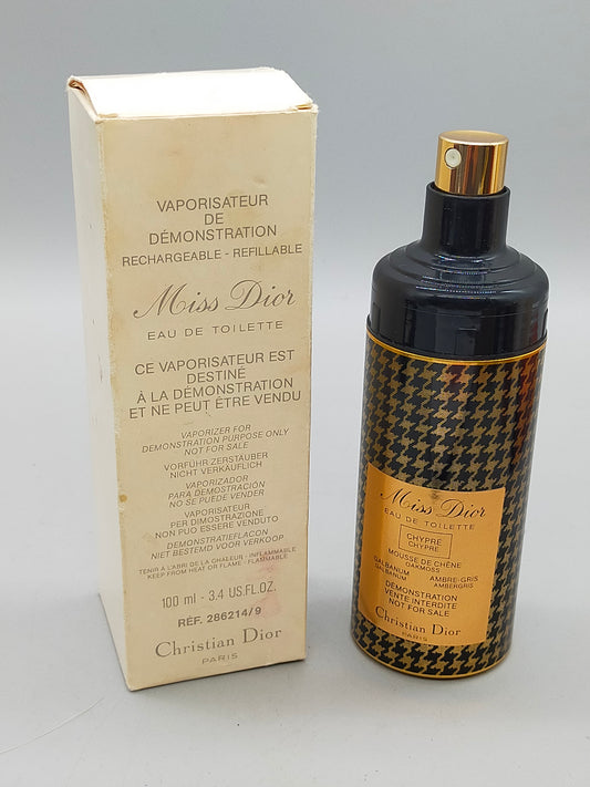 Seltenes Miss Dior Eau de Toilette Vintage Demonstration Flakon 100 ml