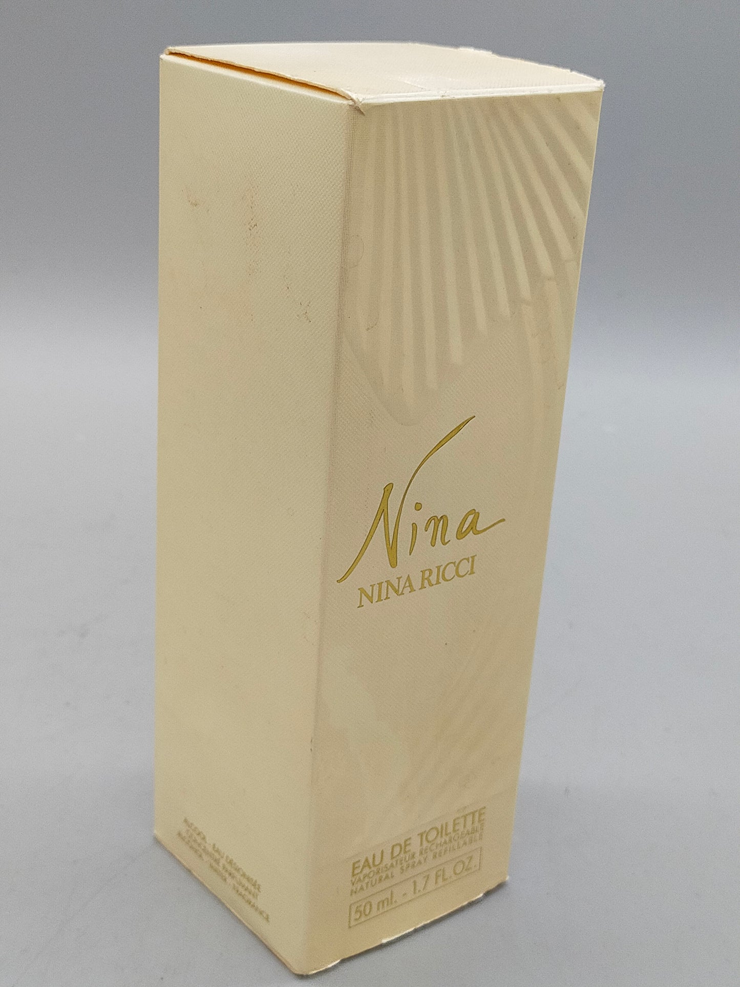 Vintage Nina Ricci Paris Eau de Toilette Weißer Vaporisateur