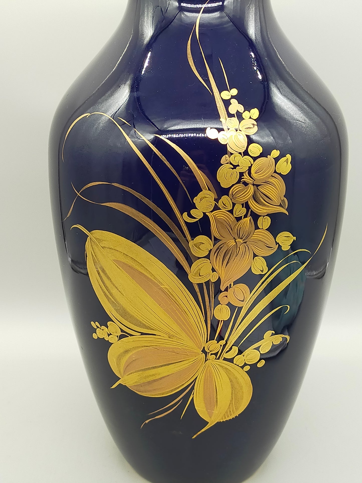 Elegante Hutschenreuther Vintage Porzellan Vase