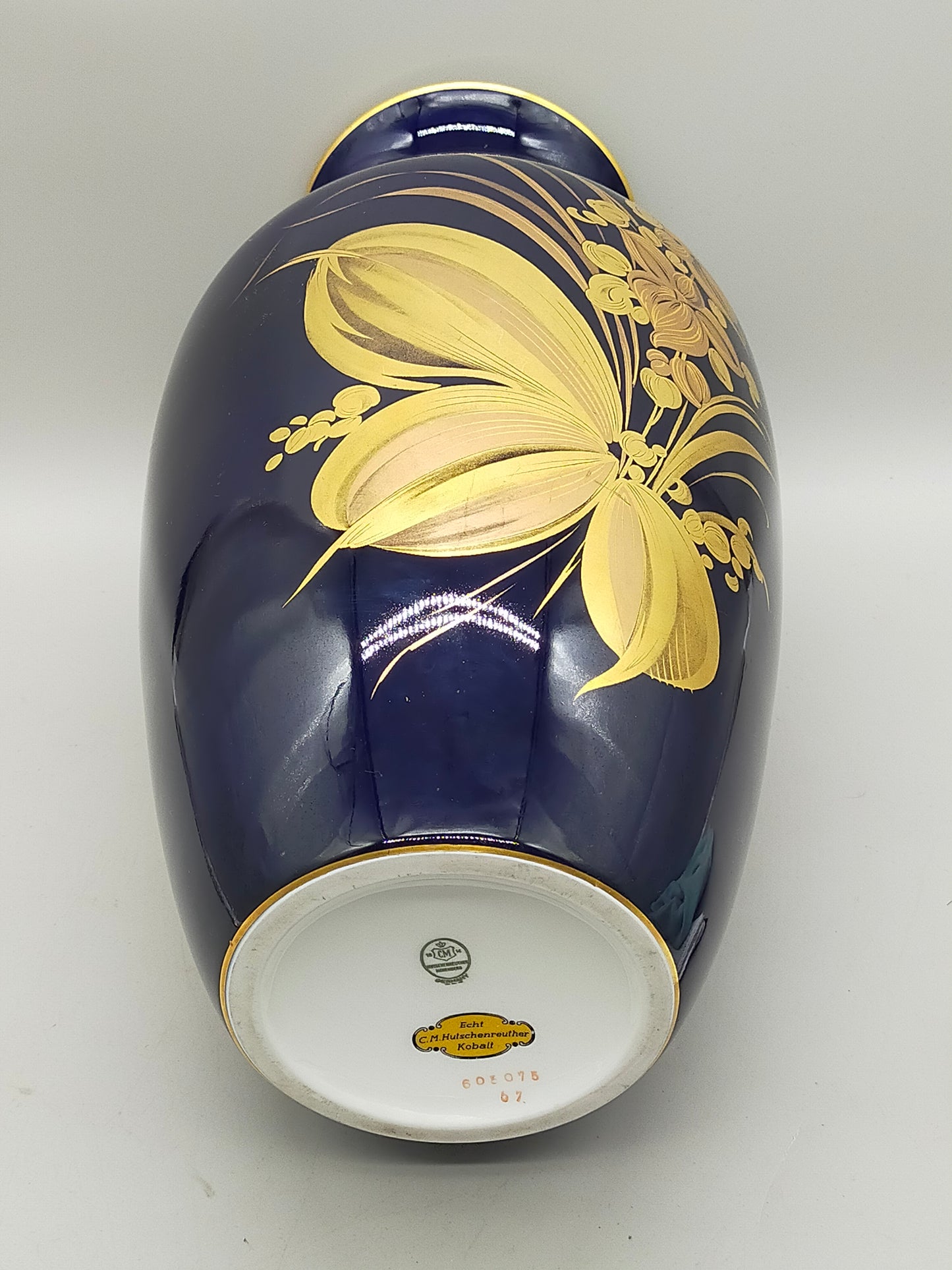 Elegante Hutschenreuther Vintage Porzellan Vase