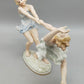 Elegante Hutschenreuther Porzellanfigur Maientanz