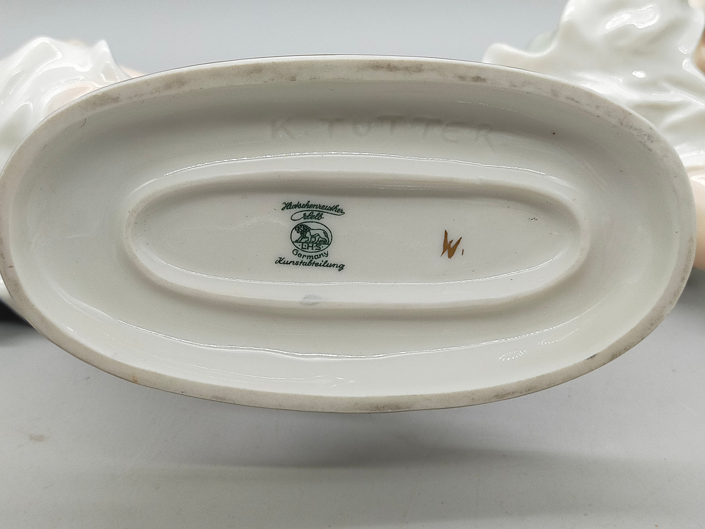 Elegante Hutschenreuther Porzellanfigur Maientanz