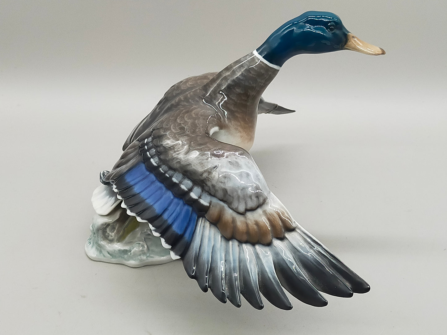Exklusive Rosenthal Porzellan Figur Fliegende Stockente