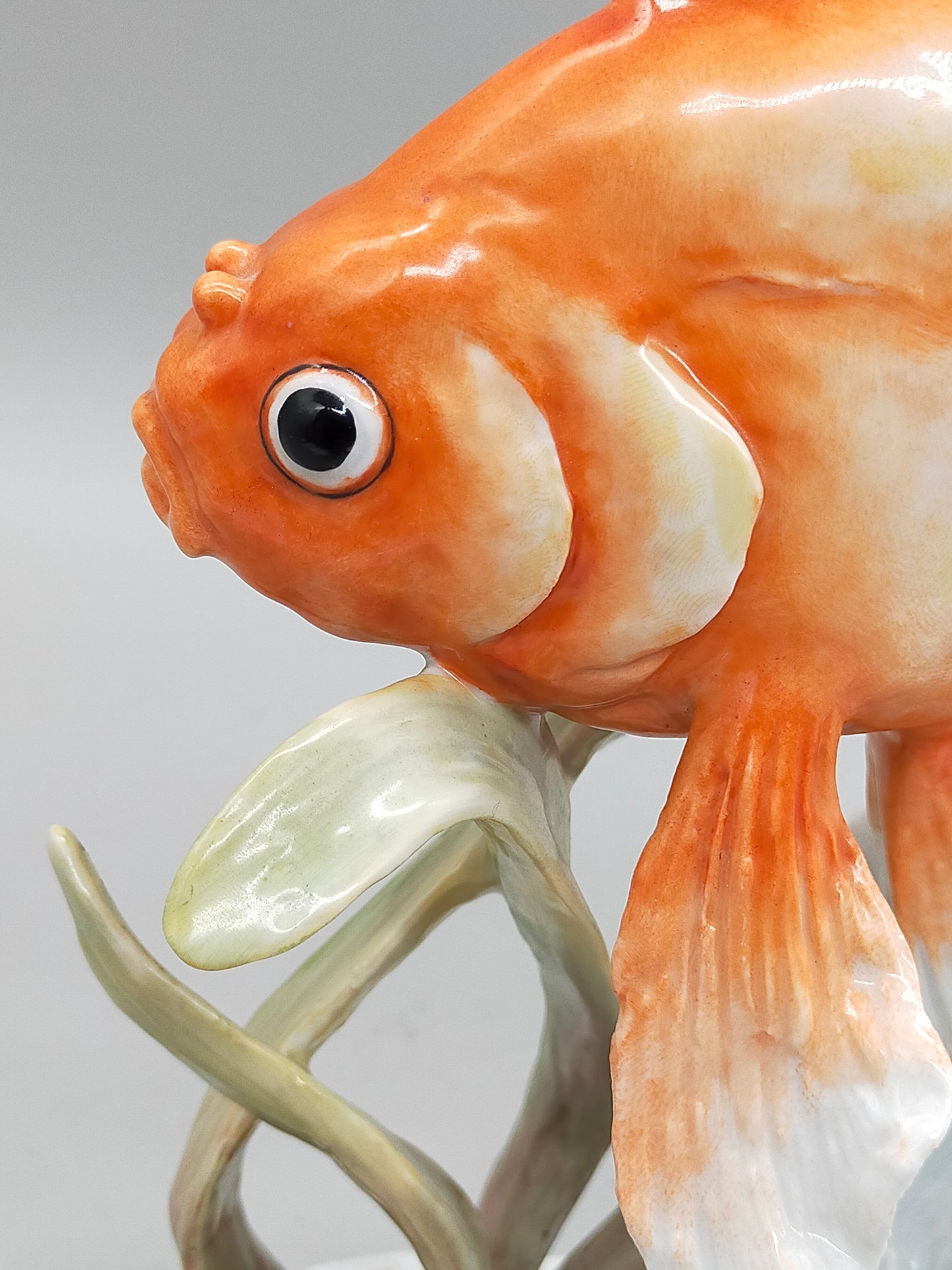 Rosenthal Kunstabteilung Selb Goldfisch Exquisite Porzellan Figur