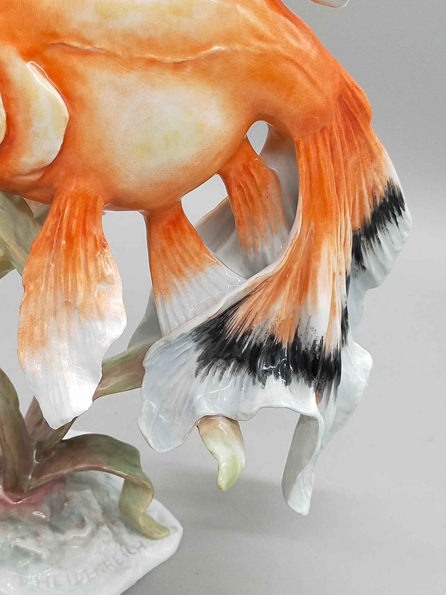 Rosenthal Kunstabteilung Selb Goldfisch Exquisite Porzellan Figur