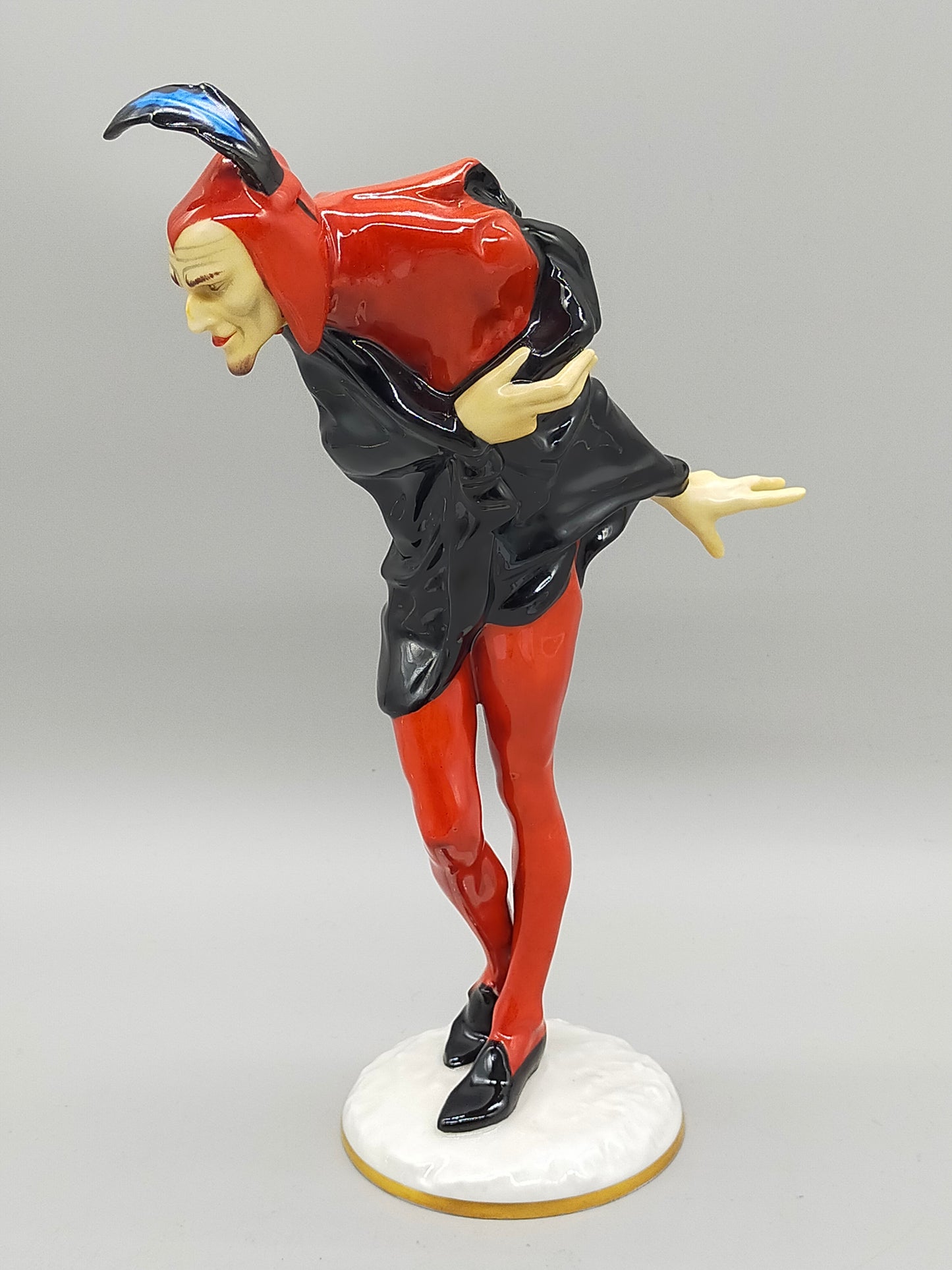 Seltene Hutschenreuther Mephisto Porzellan Figur
