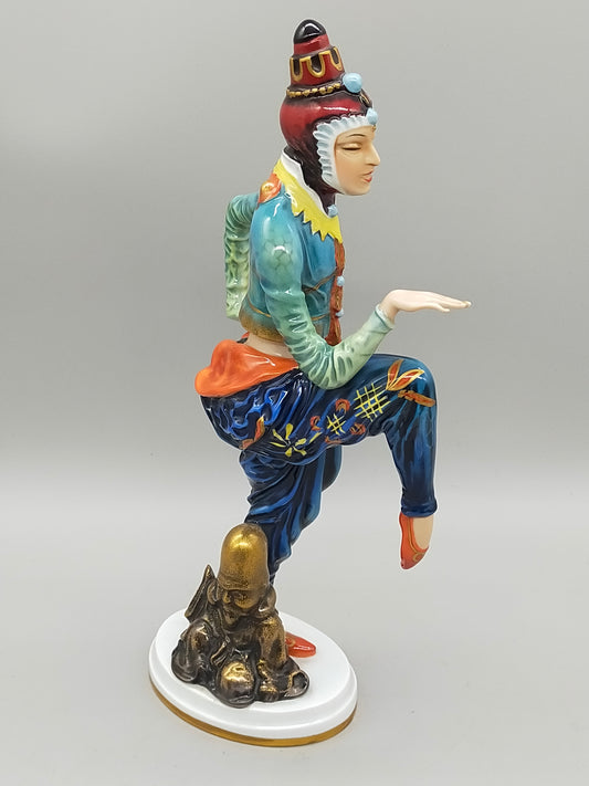 Seltene Rosenthal Porzellanfigur Koreanischer Tanz