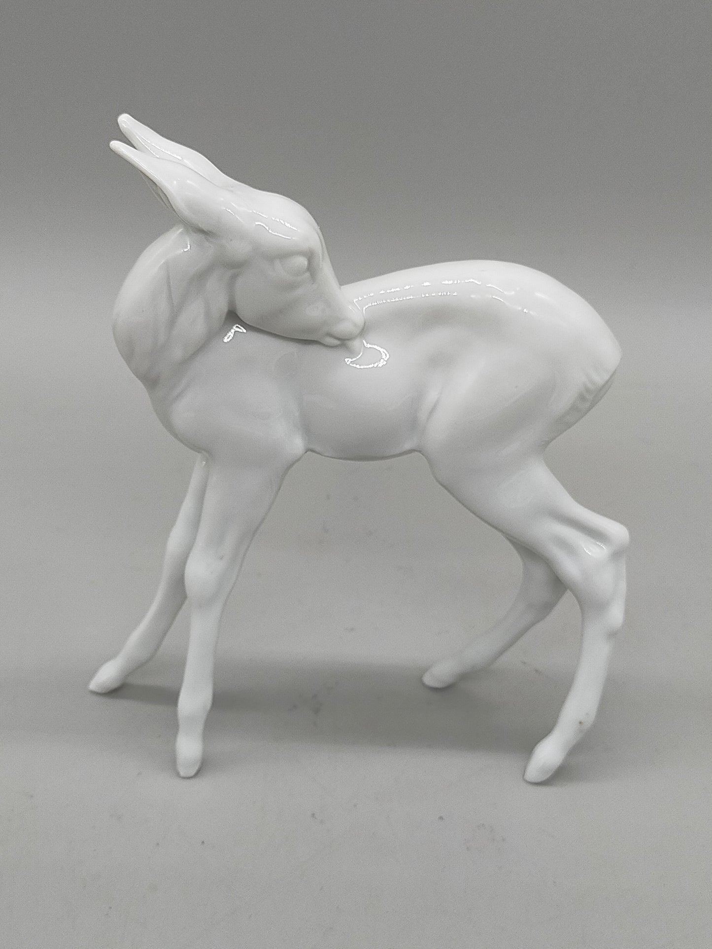 Edle Rosenthal Porzellan Figur Reh Elegantes Rehkitz