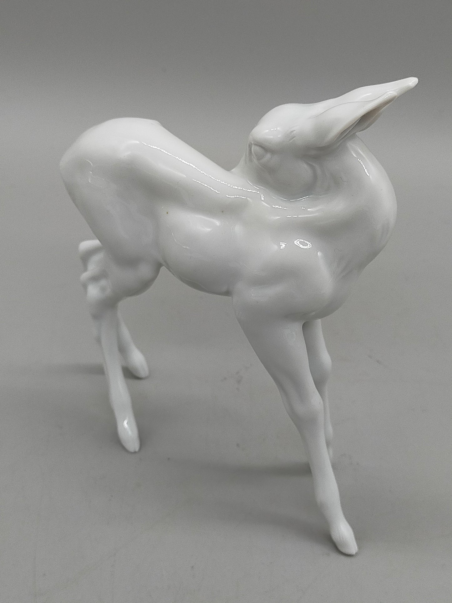 Edle Rosenthal Porzellan Figur Reh Elegantes Rehkitz