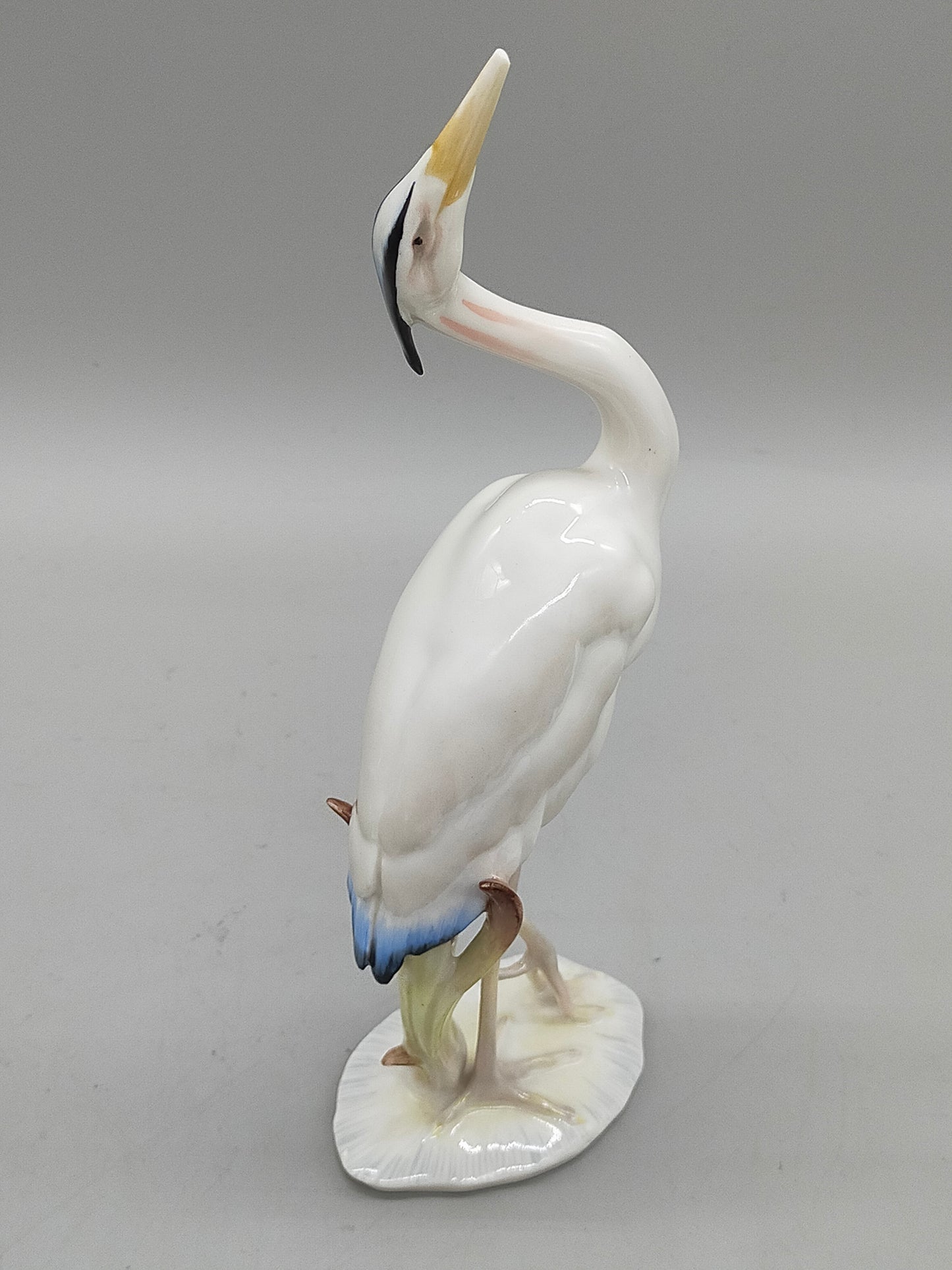 Hutschenreuther Porzellan Figur Reiher  Kunstabteilung Selb Achtziger