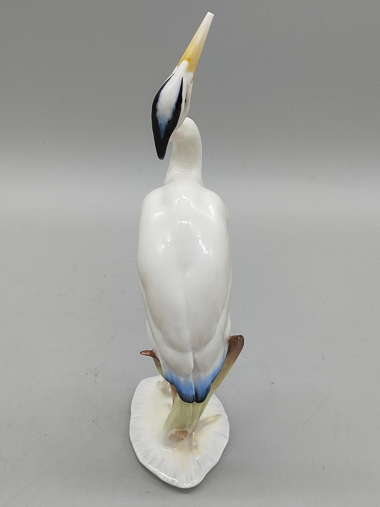 Hutschenreuther Porzellan Figur Reiher  Kunstabteilung Selb Achtziger