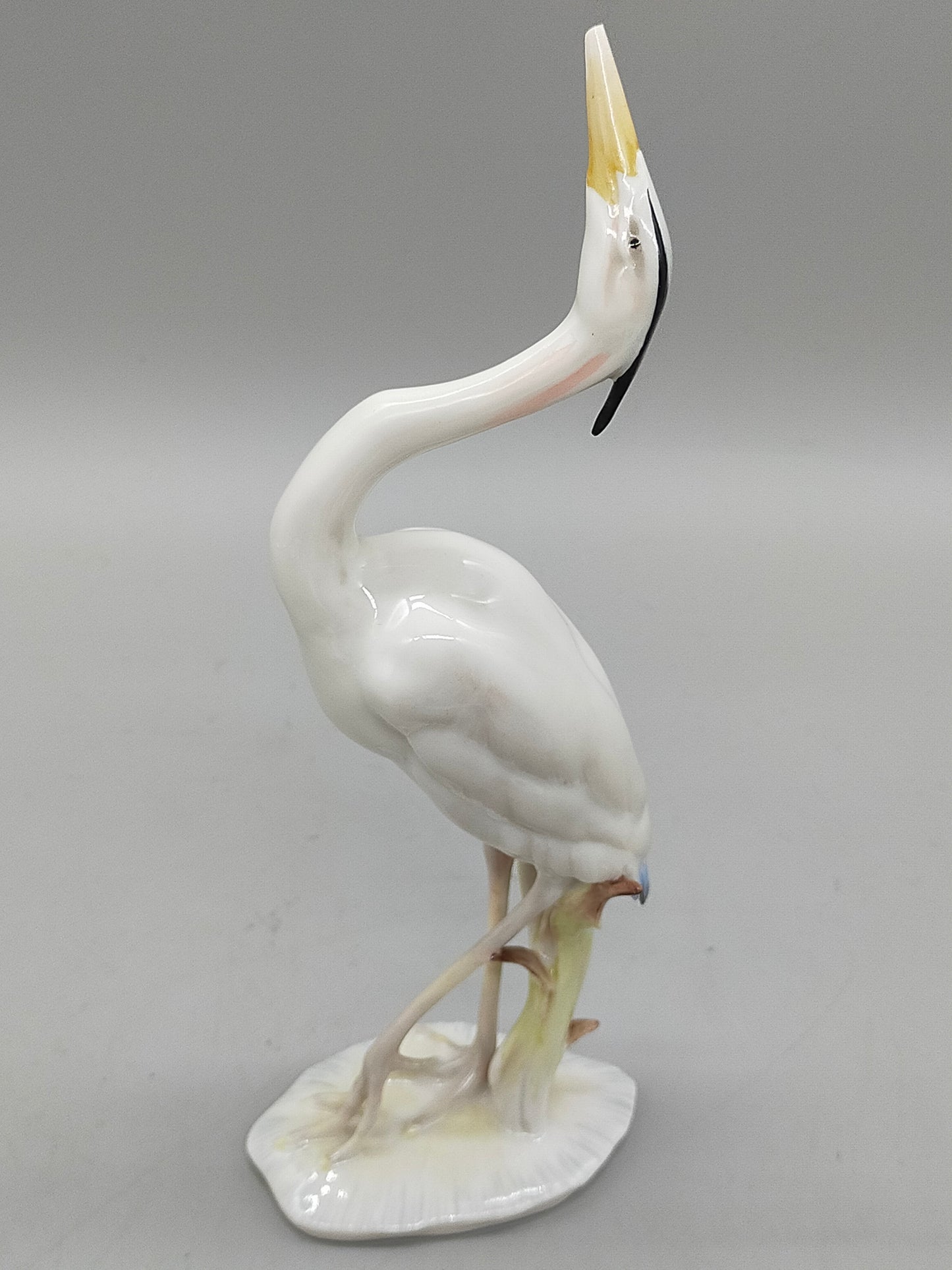 Hutschenreuther Porzellan Figur Reiher  Kunstabteilung Selb Achtziger