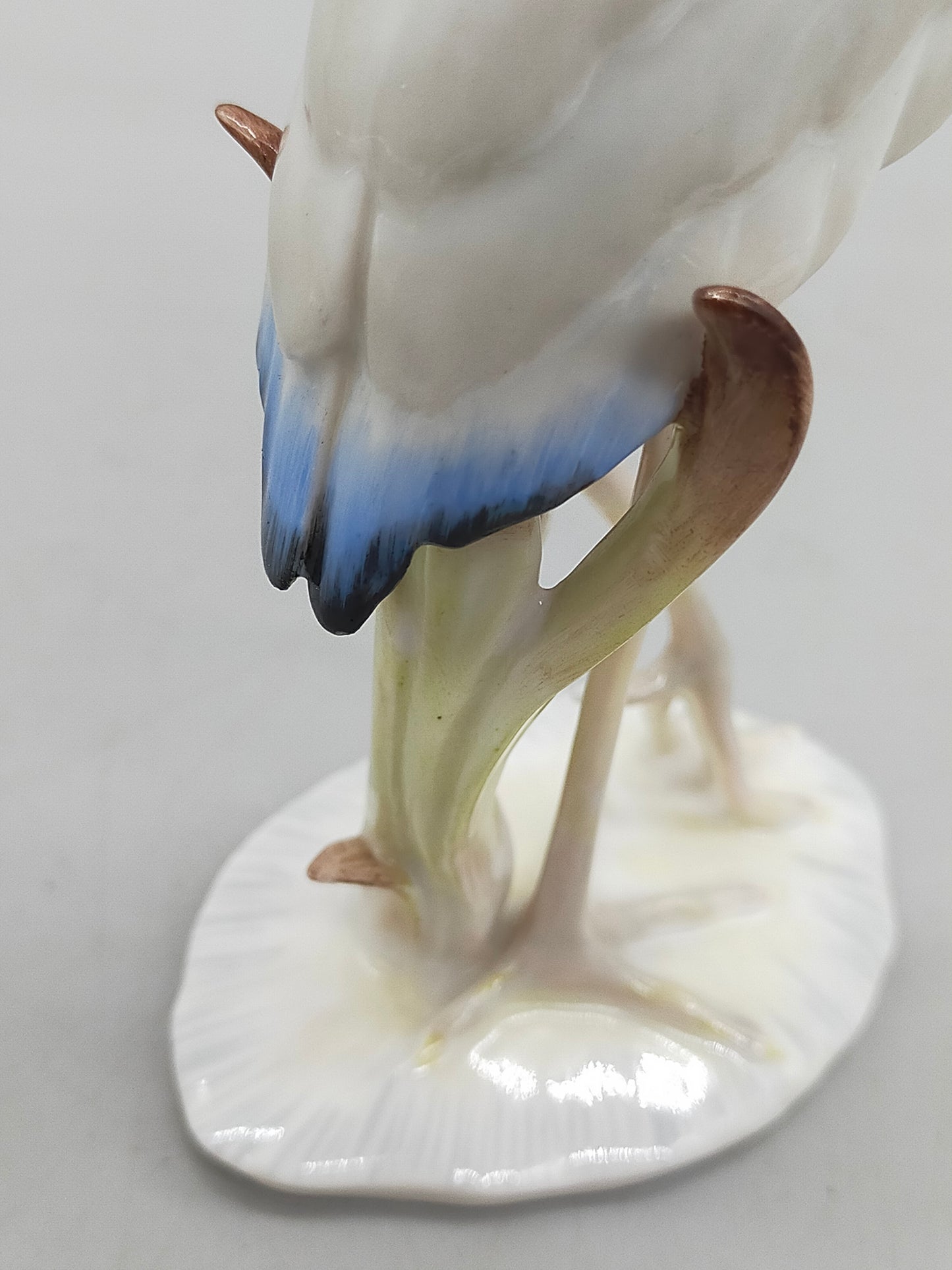 Hutschenreuther Porzellan Figur Reiher  Kunstabteilung Selb Achtziger