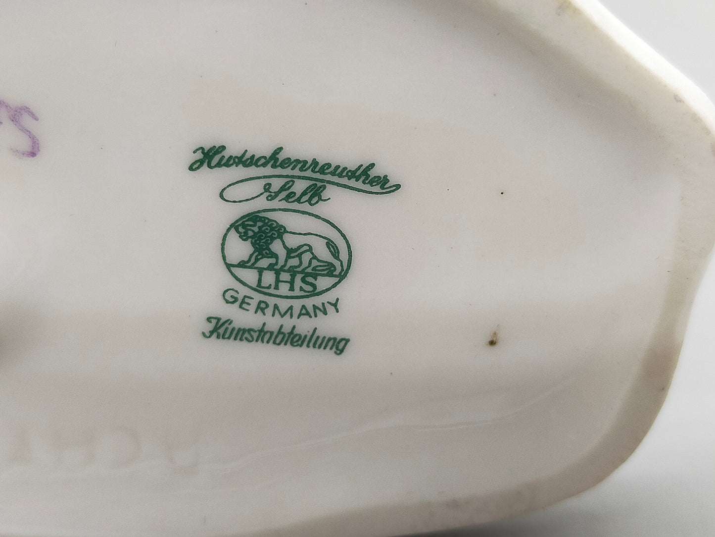 Hutschenreuther Porzellan Figur Reiher  Kunstabteilung Selb Achtziger