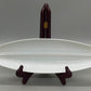 Elegante Rosenthal Porzellan Servierschale Weißes Blatt