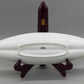 Elegante Rosenthal Porzellan Servierschale Weißes Blatt