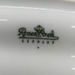 Elegante Rosenthal Porzellan Servierschale Weißes Blatt