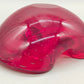 Murano Sommerso Schale – Rote Vintage Glas Schale