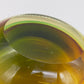Murano Sommerso Glas Schale  Grün & Braun Vintage Design