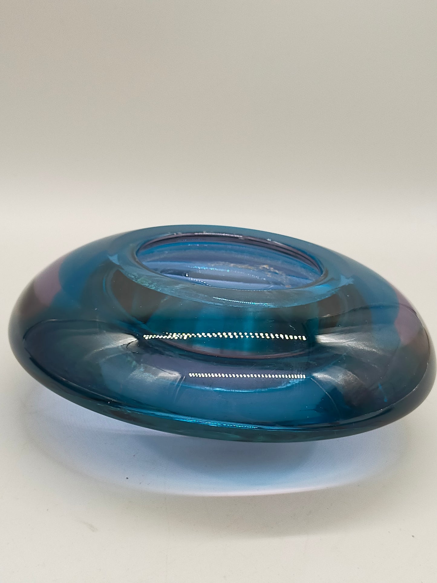 Exquisites Murano Glas Kunstobjekt  Stilvolle Kerzenhalter