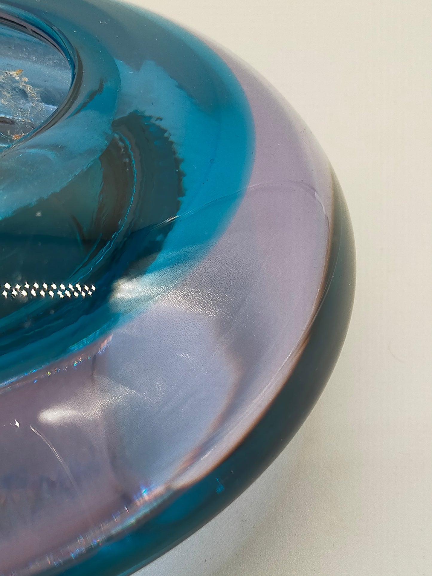 Exquisites Murano Glas Kunstobjekt  Stilvolle Kerzenhalter