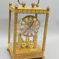 Prunkvolle Schatz Drehpendel Tisch Uhr Barock Stil aus Messing