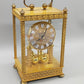 Prunkvolle Schatz Drehpendel Tisch Uhr Barock Stil aus Messing