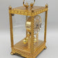 Prunkvolle Schatz Drehpendel Tisch Uhr Barock Stil aus Messing