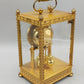 Prunkvolle Schatz Drehpendel Tisch Uhr Barock Stil aus Messing