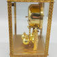 Prunkvolle Schatz Drehpendel Tisch Uhr Barock Stil aus Messing