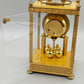 Prunkvolle Schatz Drehpendel Tisch Uhr Barock Stil aus Messing