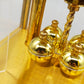 Prunkvolle Schatz Drehpendel Tisch Uhr Barock Stil aus Messing