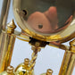 Prunkvolle Schatz Drehpendel Tisch Uhr Barock Stil aus Messing