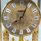 Prunkvolle Schatz Drehpendel Tisch Uhr Barock Stil aus Messing