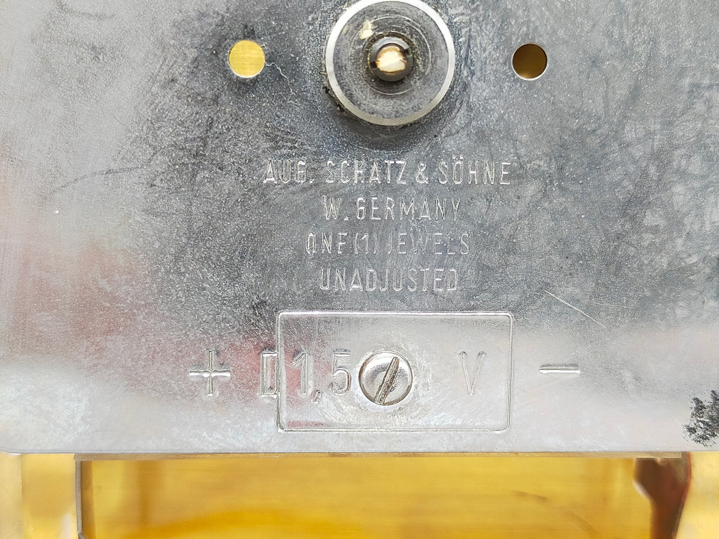 Prunkvolle Schatz Drehpendel Tisch Uhr Barock Stil aus Messing