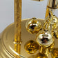 Klassische Hermle Drehpendel Uhr  Messing Design mit Glasdom