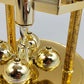 Klassische Hermle Drehpendel Uhr  Messing Design mit Glasdom