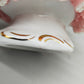 Elegante PM&M Porzellan Figur Dame mit Blumenkorb