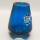 Blauer Murano Glas Vase – Modernes Design mit Struktur Element