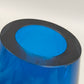 Blauer Murano Glas Vase – Modernes Design mit Struktur Element