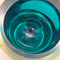 Exklusives Murano Glasvase Minimalistische Vase in Smaragdgrün