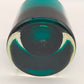 Exklusives Murano Glasvase Minimalistische Vase in Smaragdgrün
