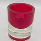 Stilvolles Murano Glaswindlicht Design in Beerenrot