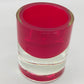 Stilvolles Murano Glaswindlicht Design in Beerenrot