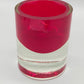 Stilvolles Murano Glaswindlicht Design in Beerenrot